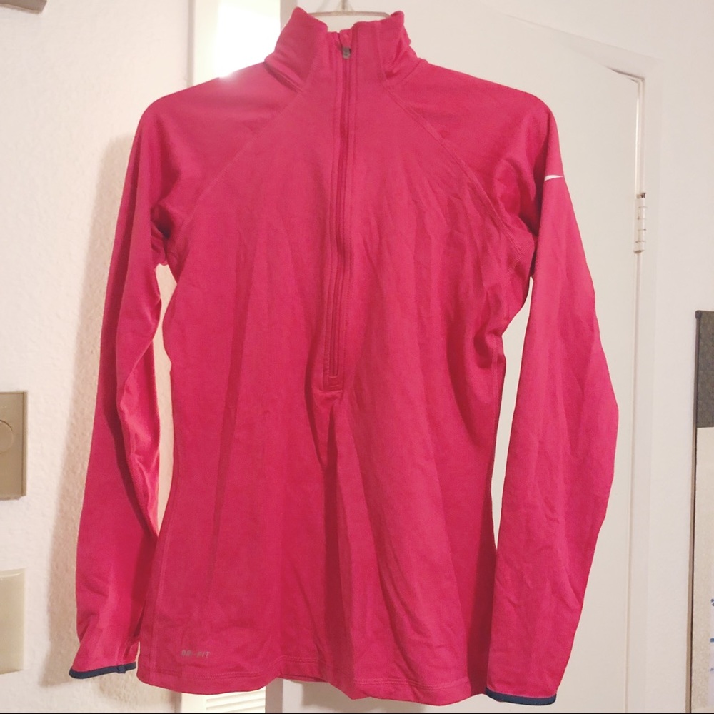 NIKE dri-fit quarter zip jacket
